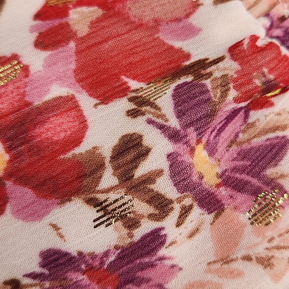 Floral Cottagecore Sundress Romantic Coquette Garden Party Smocked Waist Spring - Picture 4 of 14